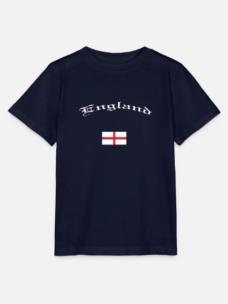 England Fahne - Stanley/Stella Kinder T-Shirt MINI CREATOR - Navy