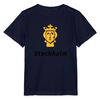 Stockholm - Stanley/Stella Kinder T-Shirt MINI CREATOR  - Navy - Vorne - Kain (125cm)