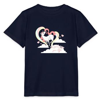 rainbow your life - T-shirt bio MINI CREATOR Stanley/Stella Enfant - marine - Devant - Kain (125cm)