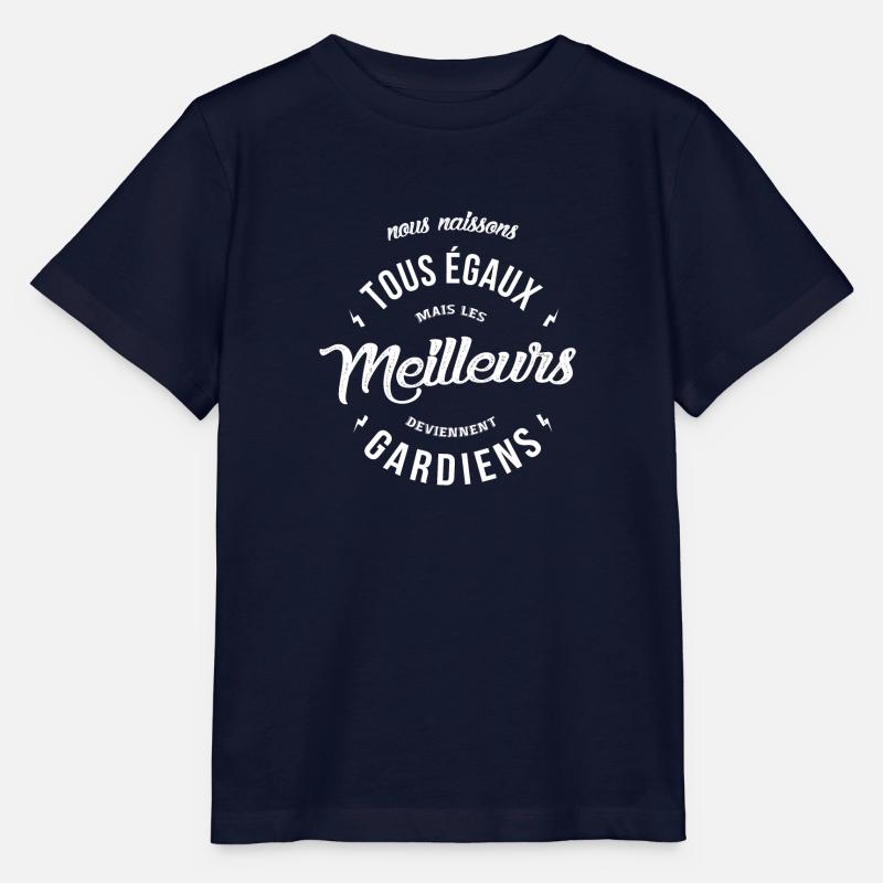Les meilleurs deviennent Gardiens - T-shirt bio MINI CREATOR Stanley/Stella Enfant - marine
