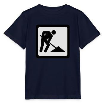 In Arbeit - Stanley/Stella Kinder T-Shirt MINI CREATOR  - Navy - Vorne - Kain (125cm)