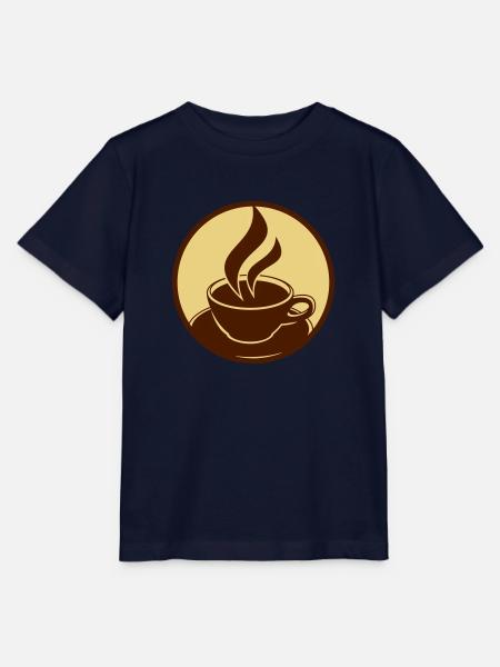 Coffee Cup Logo - Stanley/Stella Kinder T-Shirt MINI CREATOR  - Navy