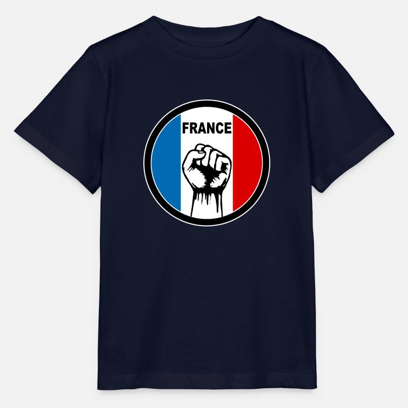 france logo - T-shirt bio MINI CREATOR Stanley/Stella Enfant - marine