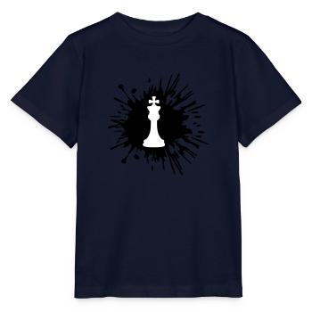 Les échecs des taches de couleur - T-shirt bio MINI CREATOR Stanley/Stella Enfant - marine - Devant - Kain (125cm)