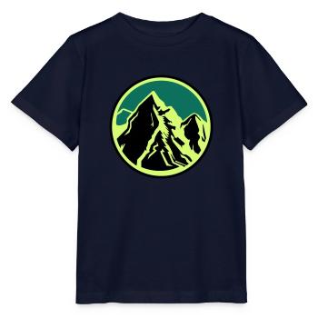 Berge Gebirge - Stanley/Stella Kinder T-Shirt MINI CREATOR  - Navy - Vorne - Kain (125cm)