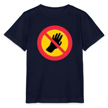 Bitte fass mich nicht an - Autismus - Asperger - Stanley/Stella Kinder T-Shirt MINI CREATOR  - Navy - Vorne - Kain (125cm)