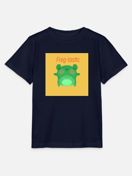 Frog-tastic - Stanley/Stella Kinder T-Shirt MINI CREATOR - Navy