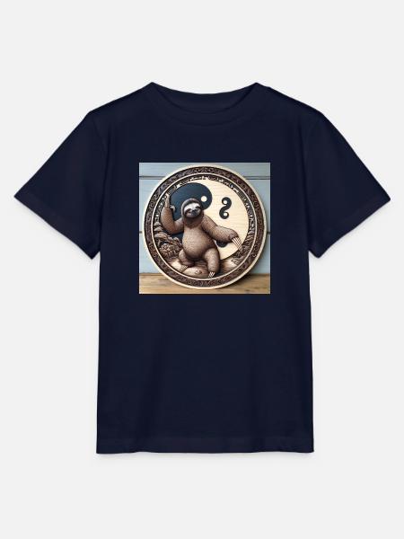 QiGong Faultier - Stanley/Stella Kinder T-Shirt MINI CREATOR - Navy