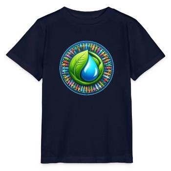Natur und Umwelt Logo - Stanley/Stella Kinder T-Shirt MINI CREATOR  - Navy - Vorne - Kain (125cm)