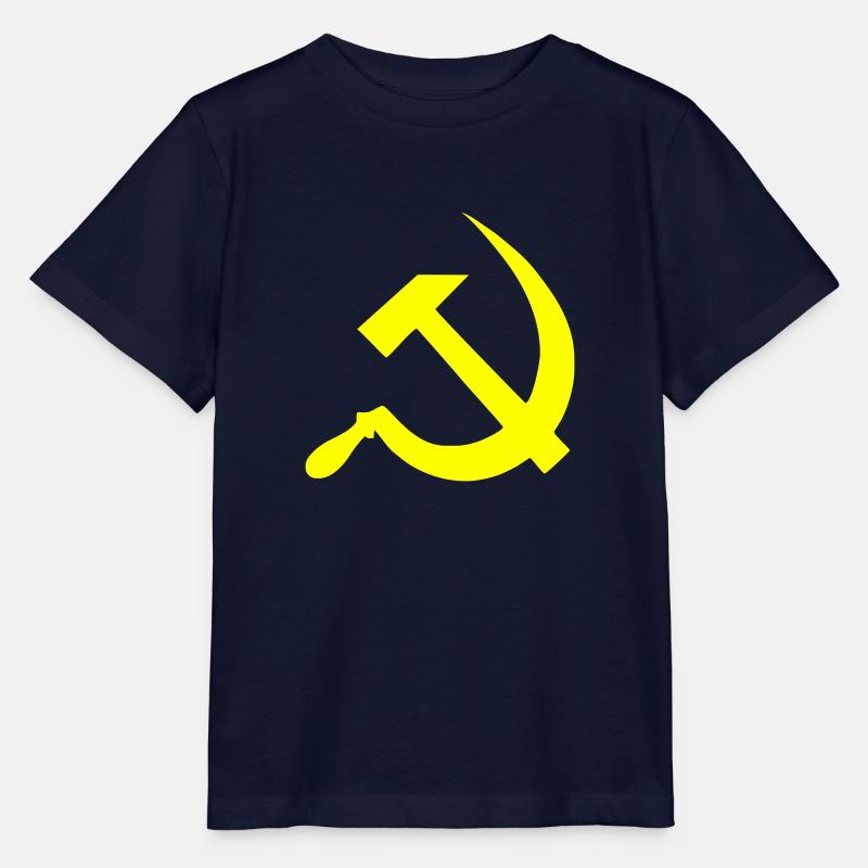 Soviet Hammer and Sickle - Stanley/Stella MINI CREATOR Kids’ T-Shirt - navy