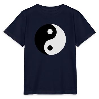 Ying et Yang - T-shirt bio MINI CREATOR Stanley/Stella Enfant - marine - Devant - Kain (125cm)