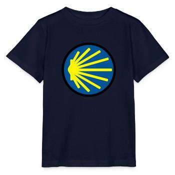 jakobsweg rund - Stanley/Stella Kinder T-Shirt MINI CREATOR  - Navy - Vorne - Kain (125cm)