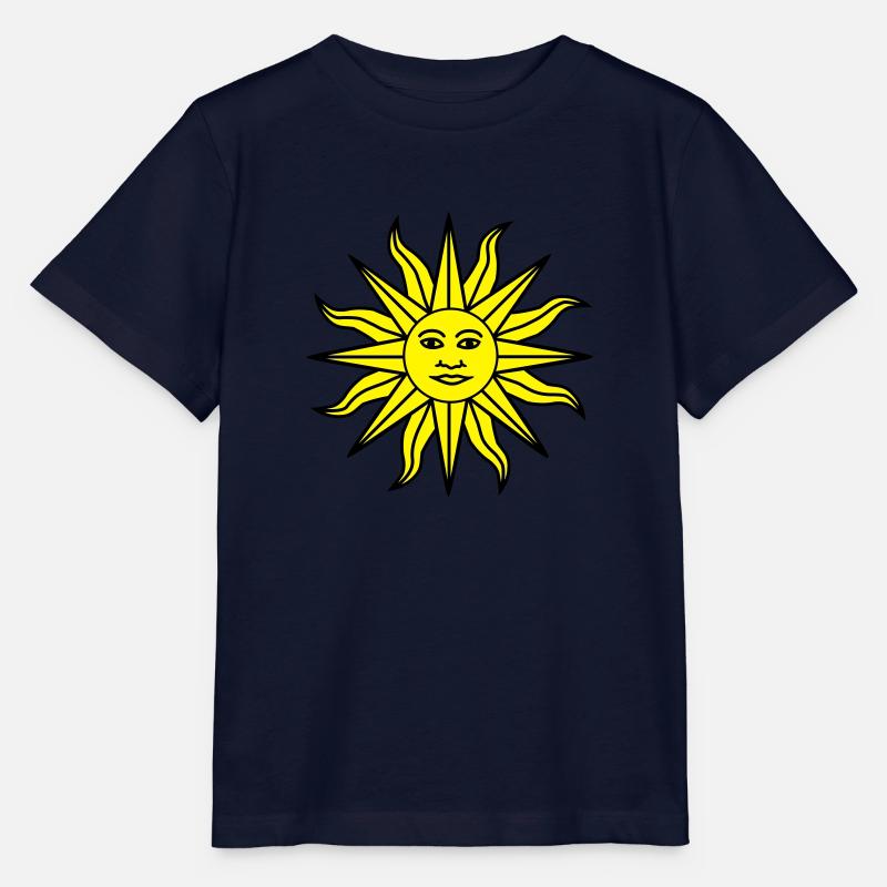 Sun Face - T-shirt bio MINI CREATOR Stanley/Stella Enfant - marine