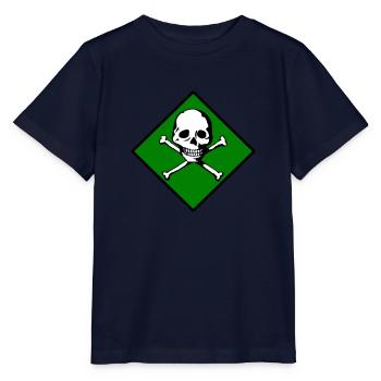 Schädel und Knochen - Stanley/Stella Kinder T-Shirt MINI CREATOR  - Navy - Vorne - Kain (125cm)