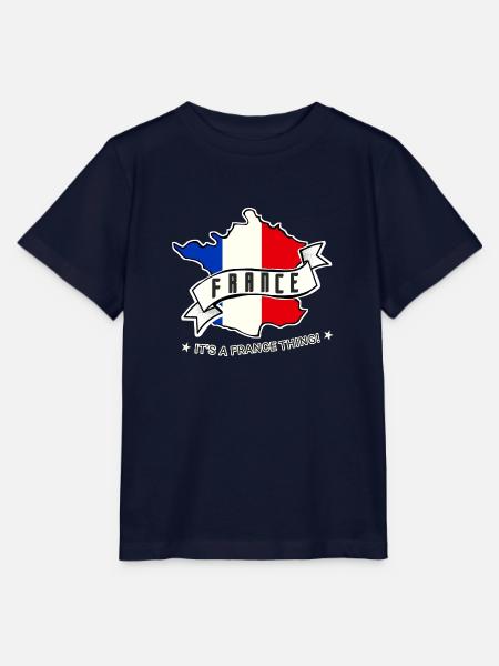 Frankreich - Stanley/Stella Kinder T-Shirt MINI CREATOR - Navy