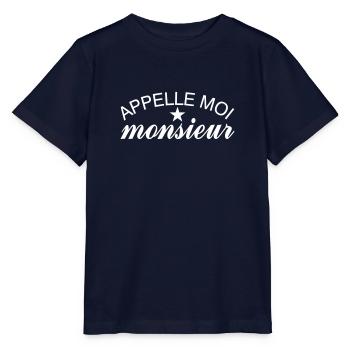 Appelle Moi Monsieur - T-shirt bio MINI CREATOR Stanley/Stella Enfant - marine - Devant - Kain (125cm)