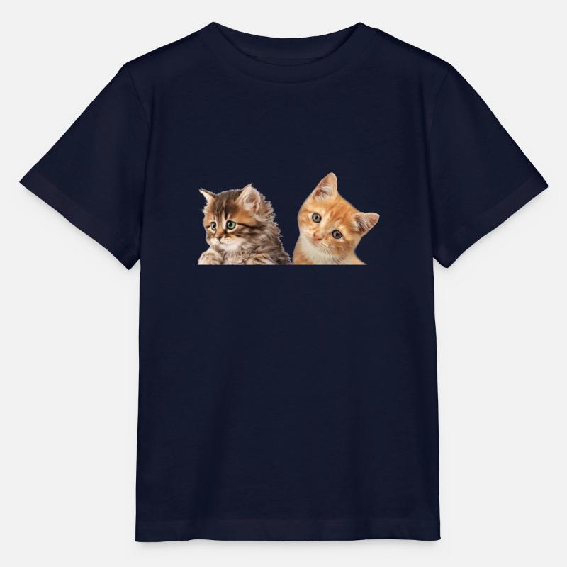 Bébé chaton - T-shirt bio MINI CREATOR Stanley/Stella Enfant - marine