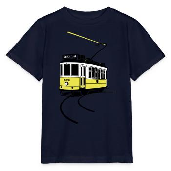 Electrico de Lisboa - Stanley/Stella Kinder T-Shirt MINI CREATOR  - Navy - Vorne - Kain (125cm)