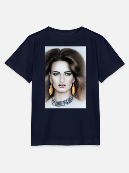 Frau mit Schmuck - Stanley/Stella Kinder T-Shirt MINI CREATOR - Navy