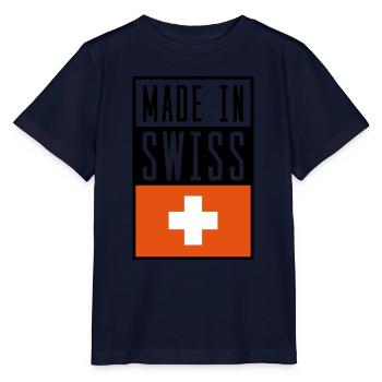 swiss made in - Stanley/Stella Kinder T-Shirt MINI CREATOR  - Navy - Vorne - Kain (125cm)