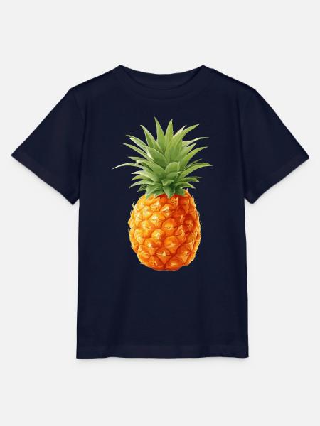 Ananas - Stanley/Stella Kinder T-Shirt MINI CREATOR  - Navy