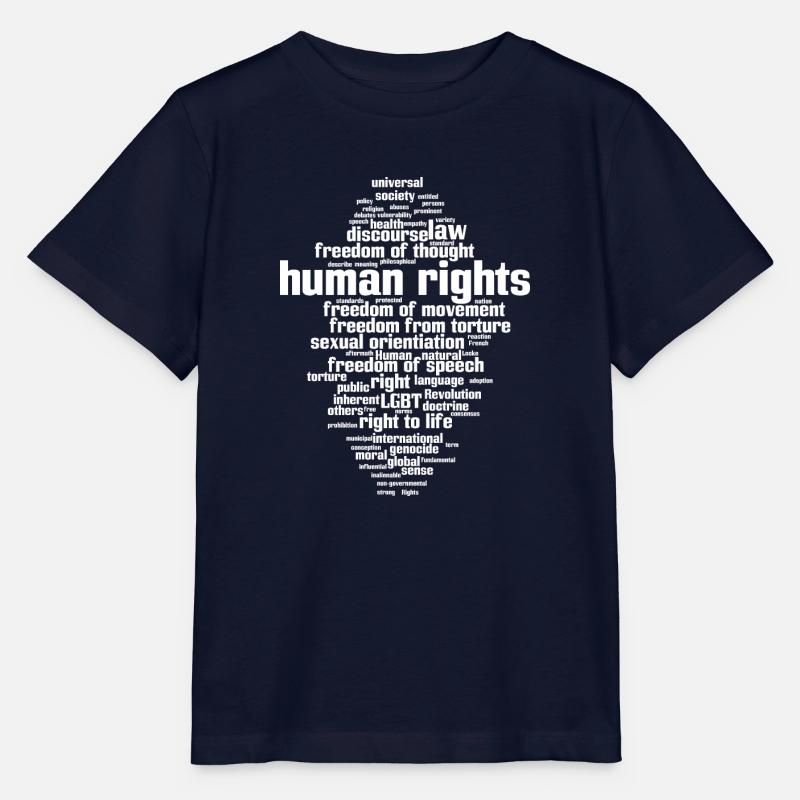 human rights - Stanley/Stella MINI CREATOR Kids’ T-Shirt - navy