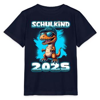 Schulkind 2025 | Schulanfang | Einschulung - Stanley/Stella Kinder T-Shirt MINI CREATOR  - Navy - Vorne - Kain (125cm)
