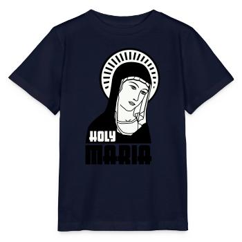 Holy Mary - Stanley/Stella MINI CREATOR Kids’ T-Shirt - navy - Front - Kain (125cm)