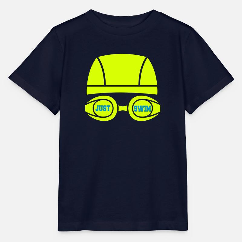 Just swim - Stanley/Stella Kinder T-Shirt MINI CREATOR  - Navy