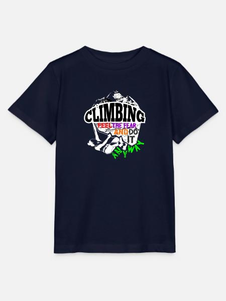 Klettern Inspiration - Stanley/Stella Kinder T-Shirt MINI CREATOR  - Navy