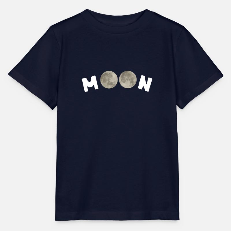 Moon - Stanley/Stella MINI CREATOR Kids’ T-Shirt - navy