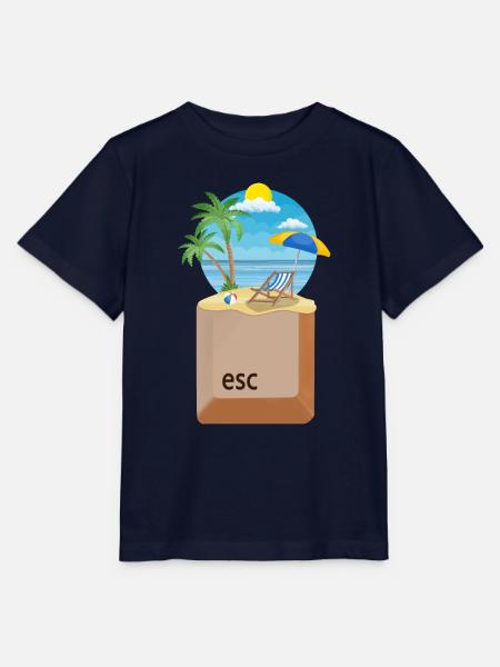 Urlaub vom Büro - Stanley/Stella Kinder T-Shirt MINI CREATOR - Navy