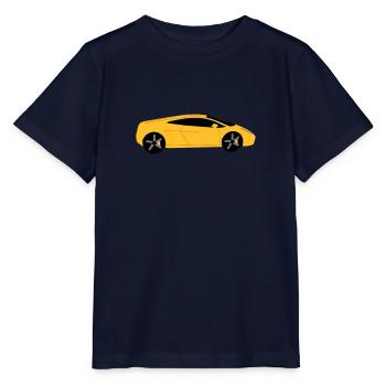 Voiture voiture de sport véhicule - T-shirt bio MINI CREATOR Stanley/Stella Enfant - marine - Devant - Kain (125cm)