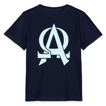 Alpha & Omega - T-shirt bio MINI CREATOR Stanley/Stella Enfant - marine - Devant - Kain (125cm)