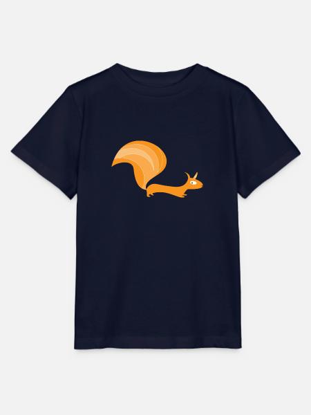 Eichhörnchen mit Einhorn (b) - Stanley/Stella Kinder T-Shirt MINI CREATOR - Navy