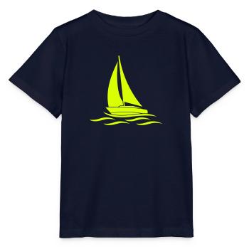 Sail away - Stanley/Stella MINI CREATOR Kids’ T-Shirt - navy - Front - Kain (125cm)