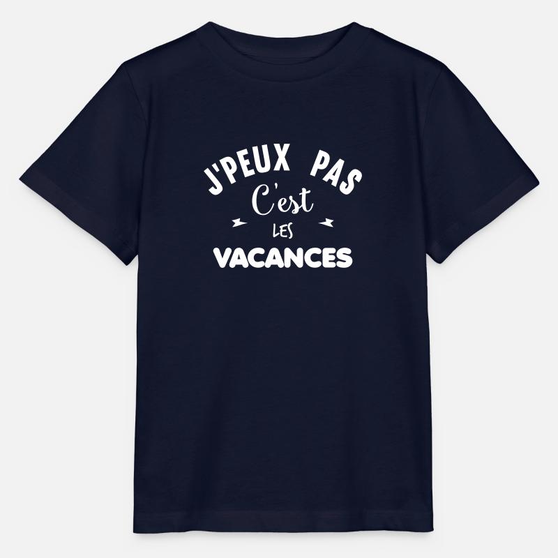 C'EST LES VACANCES - T-shirt bio MINI CREATOR Stanley/Stella Enfant - marine