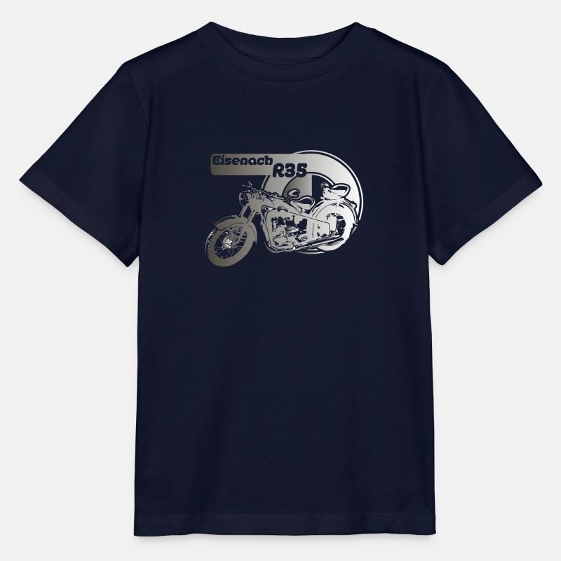 DDR Motorrad EMW R35 Logo - Stanley/Stella Kinder T-Shirt MINI CREATOR  - Navy