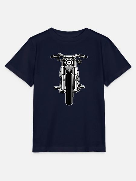 Motorrad / Motorcycle 03_schwarz weiß - Stanley/Stella Kinder T-Shirt MINI CREATOR - Navy