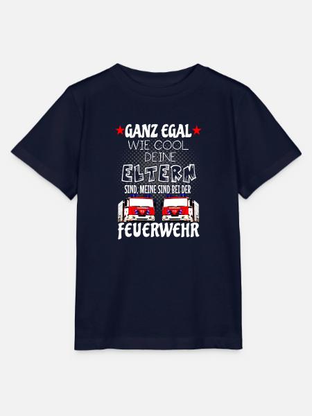 Kinder T-Shirt - Eltern sind bei der Feuerwehr - Stanley/Stella Kinder T-Shirt MINI CREATOR  - Navy