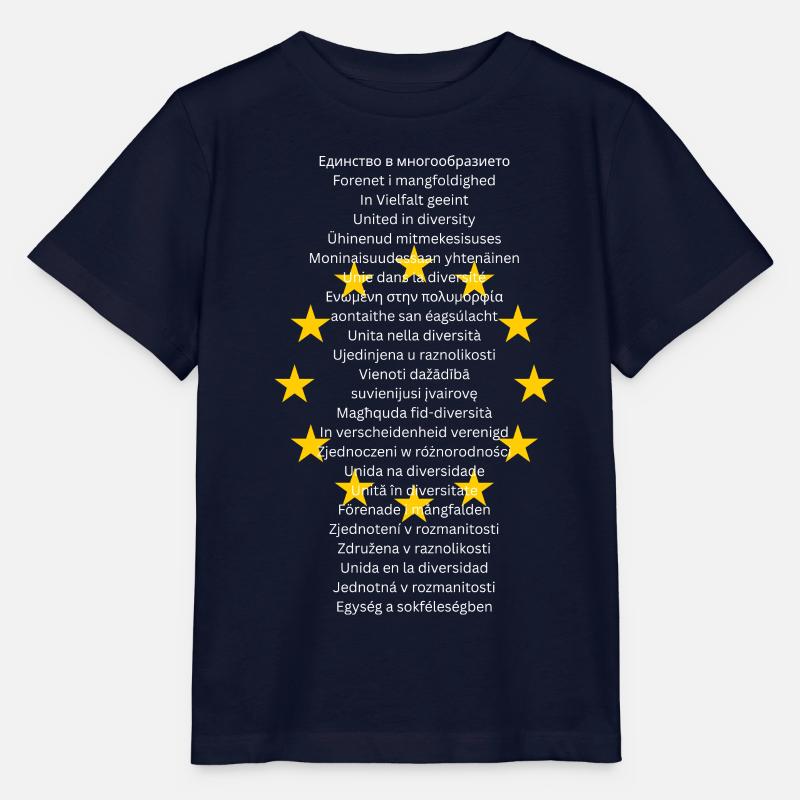 Text der Europäischen Union - Stanley/Stella Kinder T-Shirt MINI CREATOR - Navy