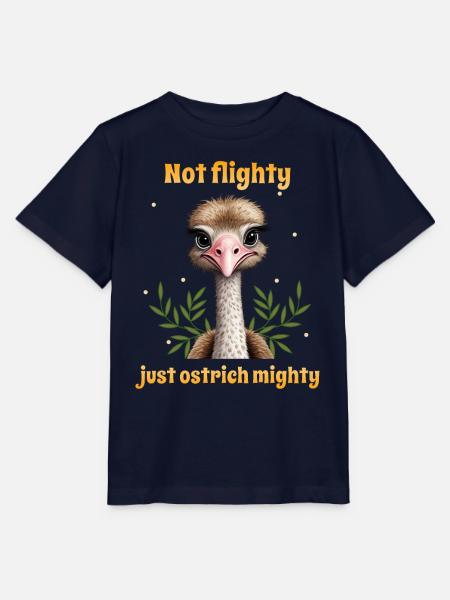 Nicht flatterhaft, nur Strauß mächtig - Stanley/Stella Kinder T-Shirt MINI CREATOR - Navy