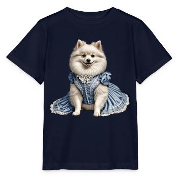 Chien noble - T-shirt bio MINI CREATOR Stanley/Stella Enfant - marine - Devant - Kain (125cm)