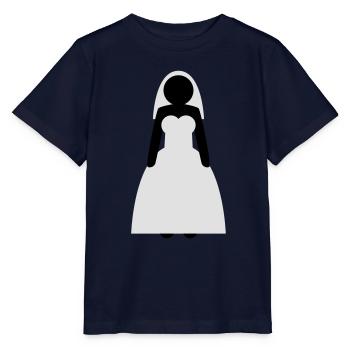 wedding_woman - Stanley/Stella MINI CREATOR Kids’ T-Shirt - navy - Front - Kain (125cm)