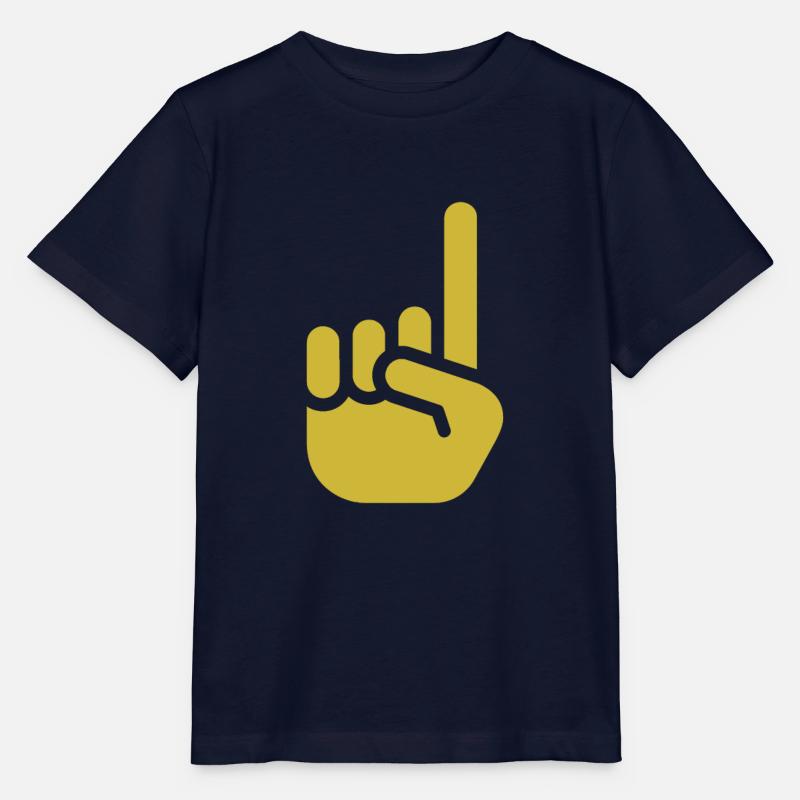 Index jaune - T-shirt bio MINI CREATOR Stanley/Stella Enfant - marine