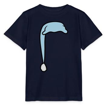 Schlafmütze mit Bommel - Stanley/Stella Kinder T-Shirt MINI CREATOR  - Navy - Vorne - Kain (125cm)