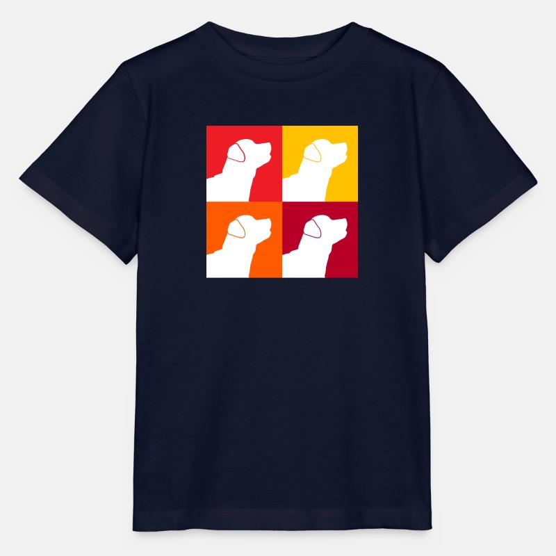 Labrador - T-shirt bio MINI CREATOR Stanley/Stella Enfant - marine