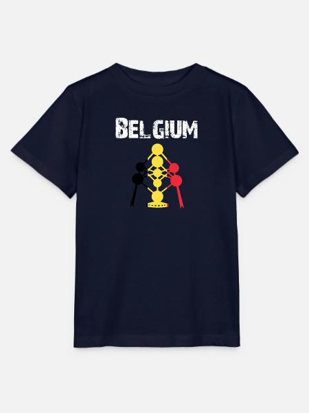 Nation-Design Belgium Atomium brwGB - Stanley/Stella Kinder T-Shirt MINI CREATOR  - Navy