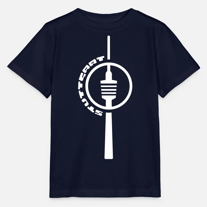 stuttgart fernsehturm kreis - Stanley/Stella Kinder T-Shirt MINI CREATOR  - Navy