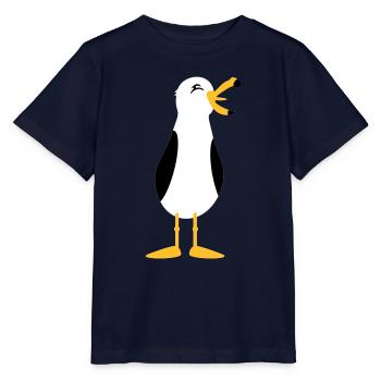 Seagull / Seagull (3c) - Stanley/Stella MINI CREATOR Kids’ T-Shirt - navy - Front - Kain (125cm)